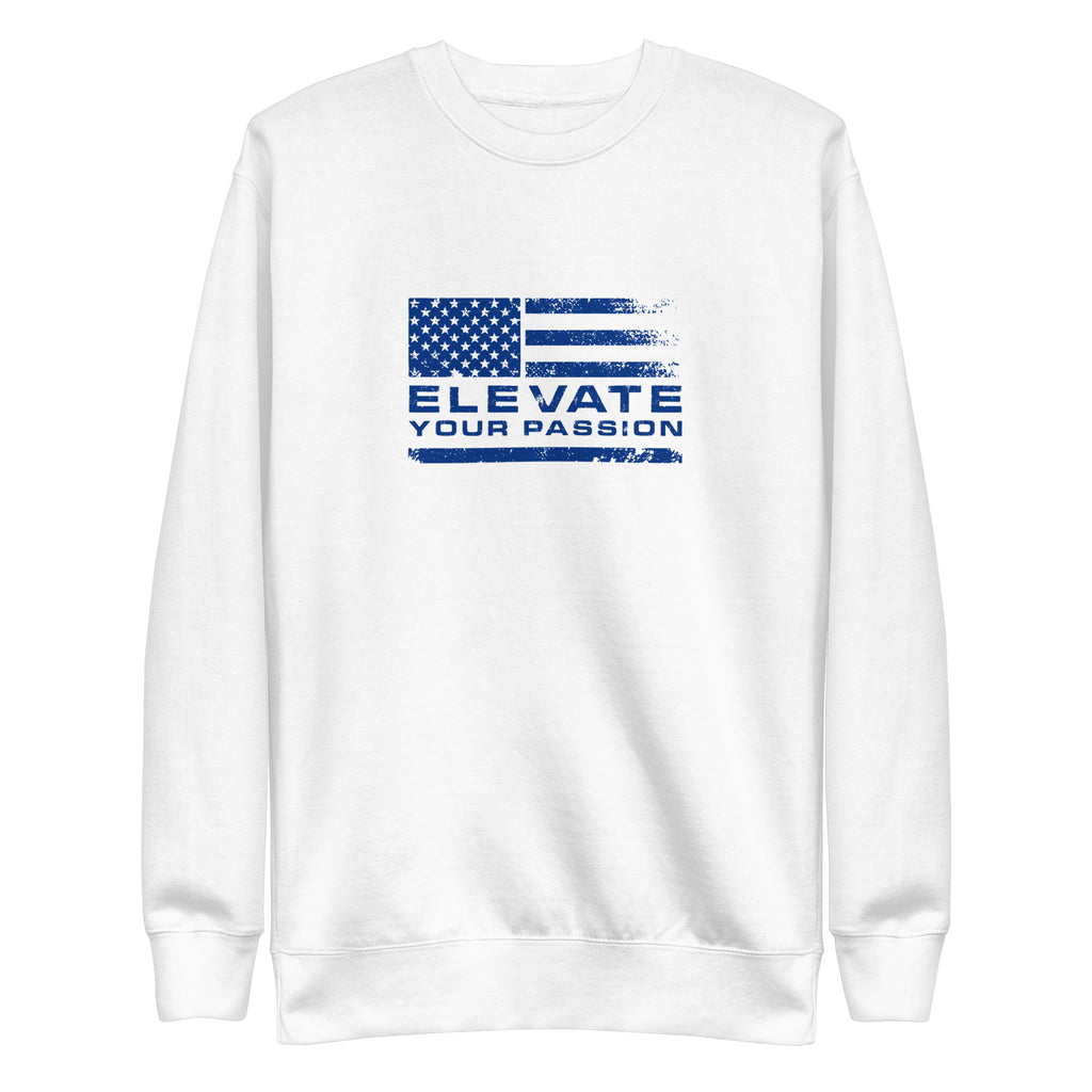 Unisex Premium Sweatshirt-Elevate Your Passion America | Be Proud Of Your Country