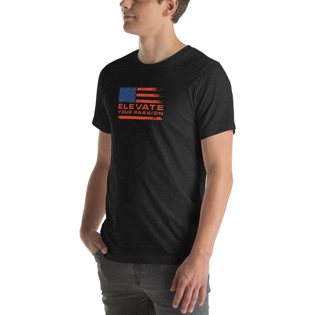 Unisex t-shirt-Elevate Your Passion America | Be Proud Of Your Country